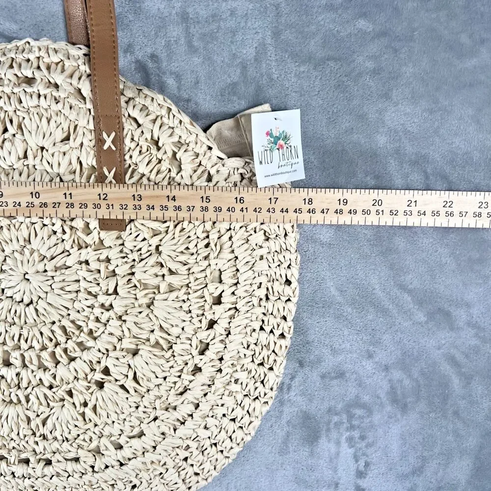 Unbranded round raffia